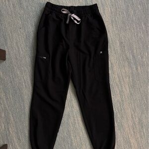 Figs Black Jogger Pants